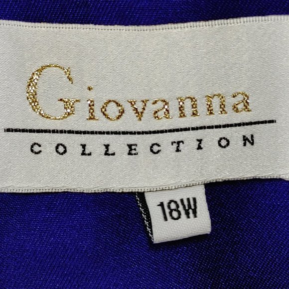 NWT GIOVANNA COLLECTION 2C SUIT JACKET AND TANK TOP SIZE 18W PURPLE/WHITE - Picture 6 of 13